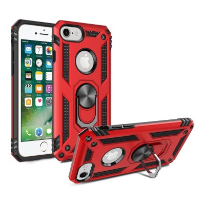 "Kickstand" Tugevdatud turvalisus kaaned - punane (iPhone 7 / 8 / SE 2020 / SE 2022)