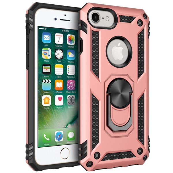 "Kickstand" Tugevdatud turvalisus kaaned - roosa (iPhone 7 / 8 / SE 2020 / SE 2022)