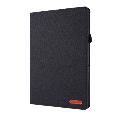 "Fashion" Tahke tekstiilist kaaned - must (Lenovo Tab E10)