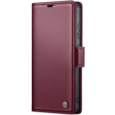 "CaseMe" Leather tahke kaaned - burgundia (Galaxy S20 FE)