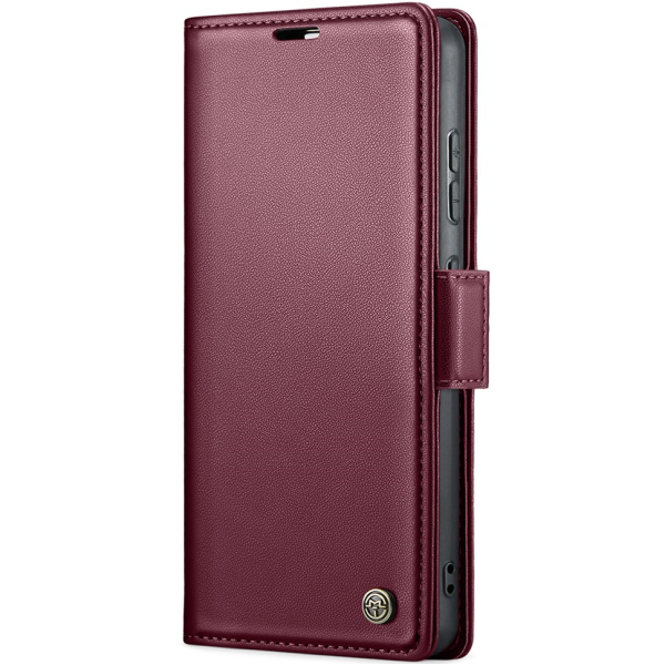 "CaseMe" Leather tahke kaaned - burgundia (Galaxy S20 FE)
