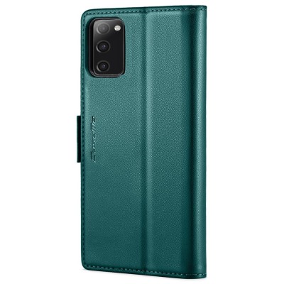 "CaseMe" Leather tahke kaaned - roheline (Galaxy S20 FE)
