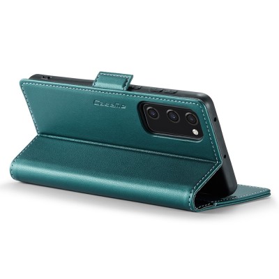 "CaseMe" Leather tahke kaaned - roheline (Galaxy S20 FE)