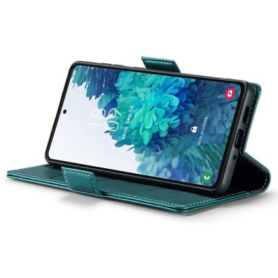 "CaseMe" Leather tahke kaaned - roheline (Galaxy S20 FE)