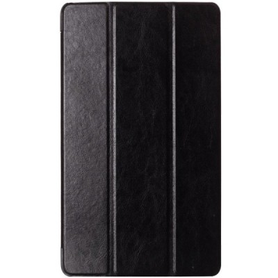 Sony Xperia Z3 Tablet Compact atverčiamas juodas odinis dėklas (sulankstomas) / Priedai.lt