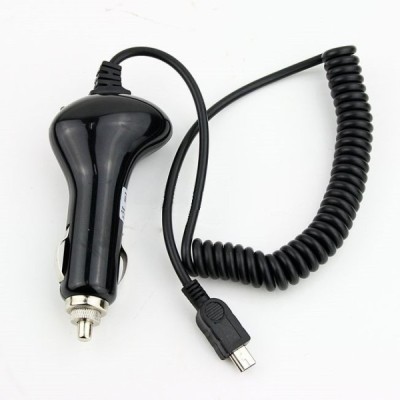„Bullet“ automobilinis įkroviklis su integruotu micro USB laidu (1 A) / Priedai.lt