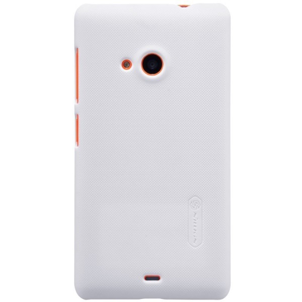 „Nillkin“ Frosted Shield kaaned - valge + ekraani kaitse (Lumia 535)