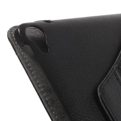 HTC Nexus 9 atverčiamas, sukamas 360 laipsnių, juodas odinis dėklas - stovas / Priedai.lt