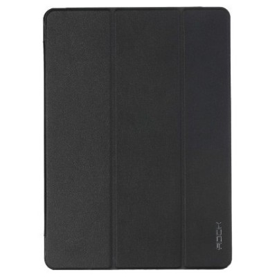 Apple iPad Air 2 plonas atverčiamas „Rock“ Uni juodas odinis dėklas / Priedai.lt