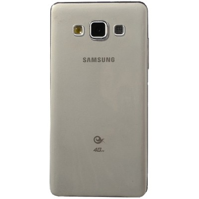 Samsung Galaxy A5 skaidrus (permatomas) kieto silikono TPU ploniausias pasaulyje pilkas dėklas / Priedai.lt