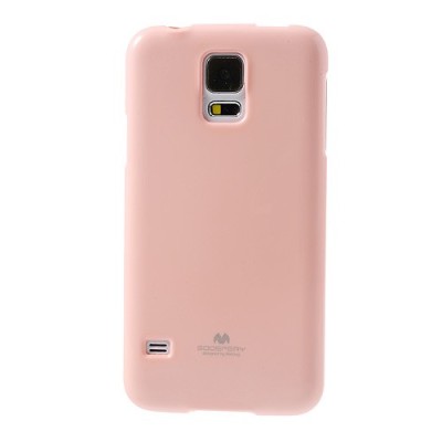 Samsung Galaxy S5 (S5 Neo) šviesiai rožinis Mercury kieto silikono (TPU) dėklas / Priedai.lt