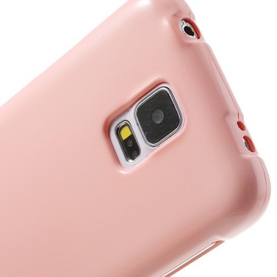 Samsung Galaxy S5 (S5 Neo) šviesiai rožinis Mercury kieto silikono (TPU) dėklas / Priedai.lt