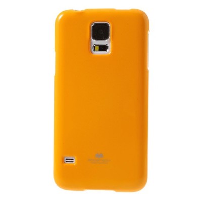 Samsung Galaxy S5 (S5 Neo) geltonas Mercury kieto silikono (TPU) dėklas / Priedai.lt