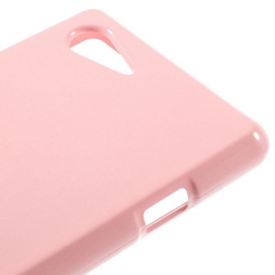 Sony Xperia E3 rožinis Mercury kieto silikono (TPU) dėklas / Priedai.lt
