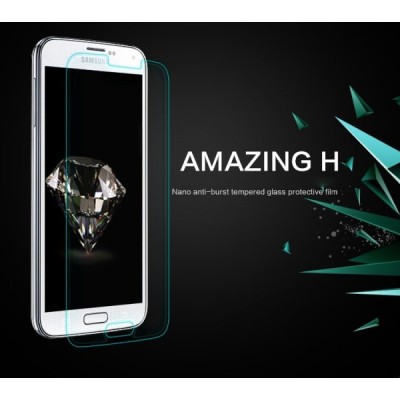 Samsung Galaxy S5 (G900) „Nillkin“ H Tempered Glass sustiprintos apsaugos apsauginis ekrano stiklas 0.33 mm / Priedai.lt