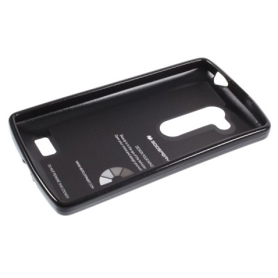 LG L Fino (D290, D295) juodas Mercury kieto silikono (TPU) dėklas / Priedai.lt