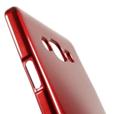 Samsung Galaxy A7 raudonas Mercury kieto silikono (TPU) dėklas / Priedai.lt