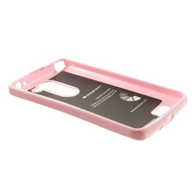 LG L Bello (D331, D335) rožinis Mercury kieto silikono (TPU) dėklas / Priedai.lt