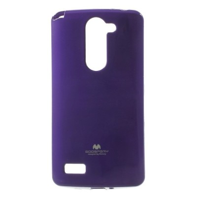 LG L Bello (D331, D335) violetinis Mercury kieto silikono (TPU) dėklas / Priedai.lt