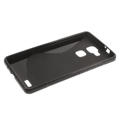 Huawei Ascend Mate 7 kieto silikono TPU juodas dėklas - nugarėlė / Priedai.lt