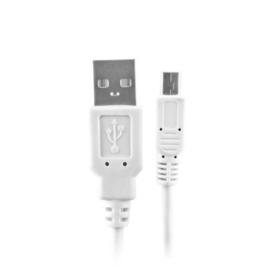 „Forever“ baltas įkroviklių komplektas su micro USB laidu (1100 mA) / Priedai.lt