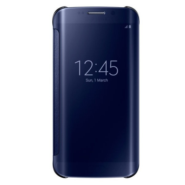 „Samsung“ Clear View Cover tahke kaaned - sinine (Galaxy S6 Edge)