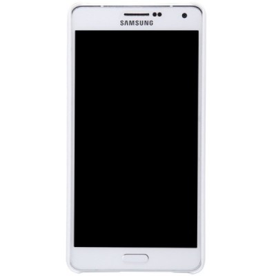 Samsung Galaxy A7 Nillkin Frosted Shield baltas plastikinis dėklas + apsauginė ekrano plėvelė / Priedai.lt
