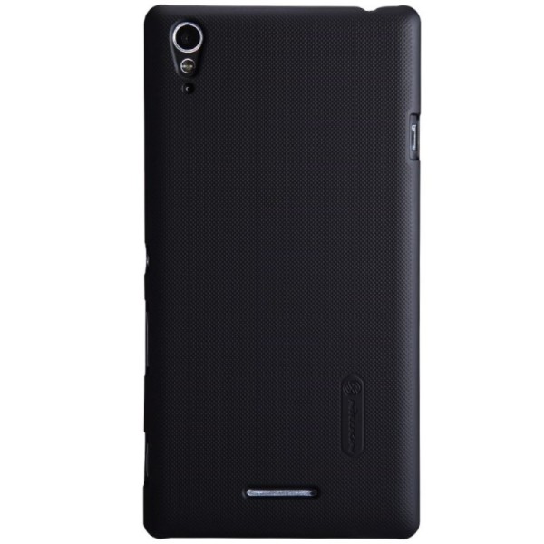„Nillkin“ Frosted Shield kaaned - must + ekraani kaitse (Xperia T3)