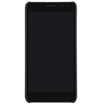 Huawei Honor 6 Nillkin Frosted Shield juodas plastikinis dėklas + apsauginė ekrano plėvelė / Priedai.lt