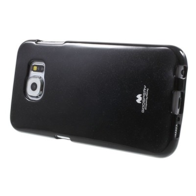 Samsung Galaxy S6 (G920) Mercury juodas kieto silikono tpu dėklas - nugarėlė / Priedai.lt