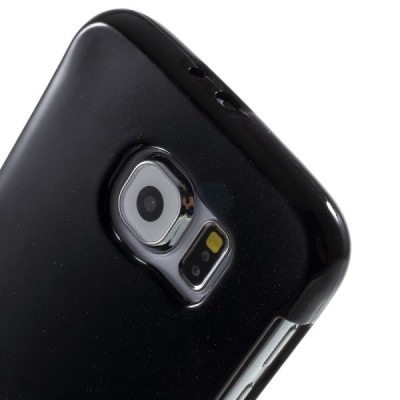 Samsung Galaxy S6 (G920) Mercury juodas kieto silikono tpu dėklas - nugarėlė / Priedai.lt
