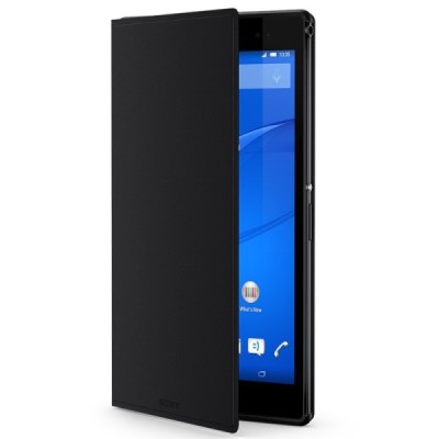 Sony Xperia Z3 Tablet Compact originalus SCR28 atverčiamas juodas dėklas / Priedai.lt
