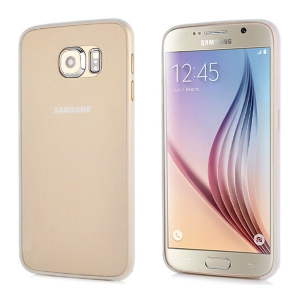 Kõige õhem plastikust kaaned - valge (Galaxy S6)