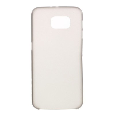 Samsung Galaxy S6 G920 ploniausias pasaulyje plastikinis skaidrus pilkas dėklas - nugarėlė / Priedai.lt