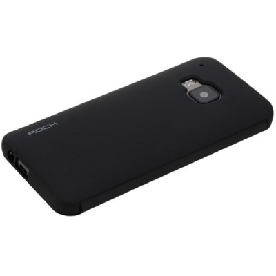 HTC One M9 Rock Dr V juodas atverčiamas dėklas / Priedai.lt