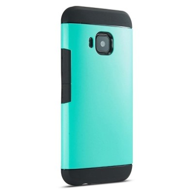 Sustiprintos apsaugos HTC One M9 mėtinis kieto silikono (TPU) ir plastiko dėklas / Priedai.lt