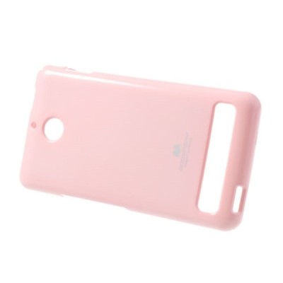 Sony Xperia E1 Mercury rožinis kieto silikono tpu dėklas - nugarėlė / Priedai.lt