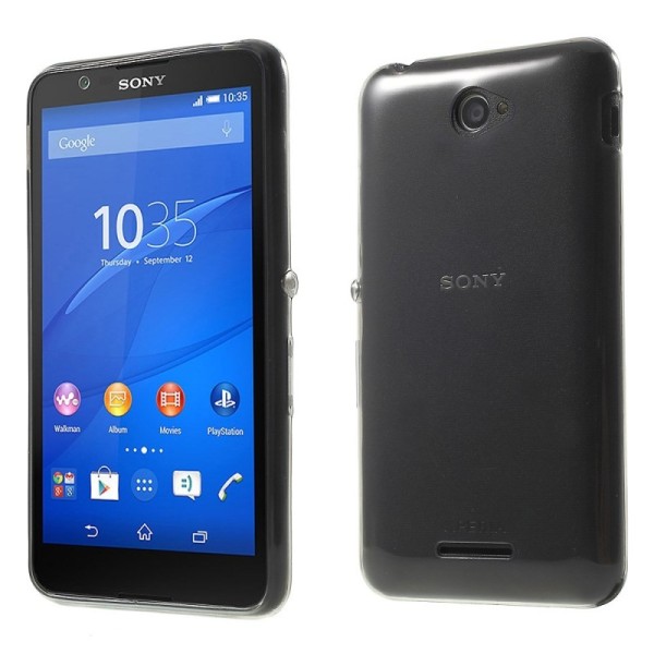 Kõige õhem TPU läbipaistev kaaned - hall (Xperia E4)