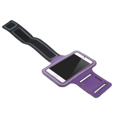 Dėklas sportui (raištis ant rankos) - violetinis, universalus (L dydis) / Priedai.lt