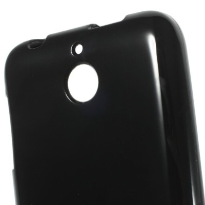 HTC Desire 510 kieto silikono TPU juodas dėklas - nugarėlė / Priedai.lt