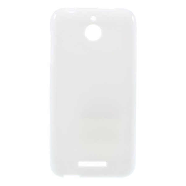 Kõva silikoon (TPU) kaaned - valge (Desire 510)