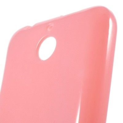 HTC Desire 510 kieto silikono TPU rožinis dėklas - nugarėlė / Priedai.lt