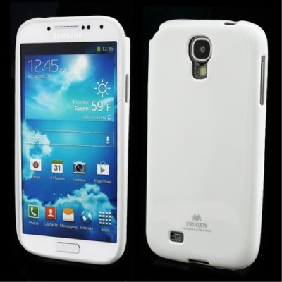 Samsung Galaxy S4 baltas Mercury kieto silikono (TPU) dėklas / Priedai.lt