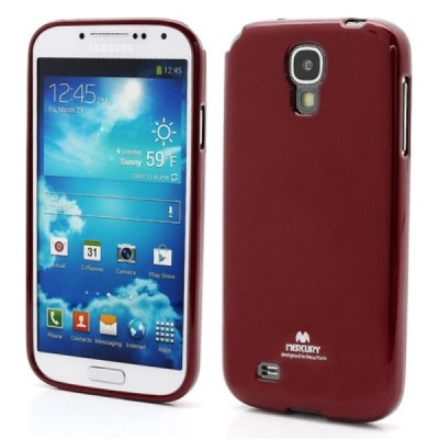 Samsung Galaxy S4 raudonas Mercury kieto silikono (TPU) dėklas / Priedai.lt