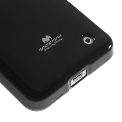 Nokia Lumia 630 (635) juodas Mercury kieto silikono (TPU) dėklas / Priedai.lt