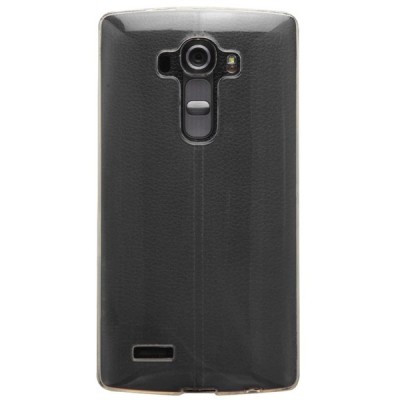 LG G4 skaidrus (permatomas) kieto silikono TPU ploniausias pasaulyje bespalvis dėklas / Priedai.lt
