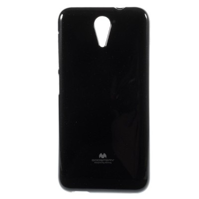 HTC Desire 620 juodas Mercury kieto silikono (TPU) dėklas / Priedai.lt