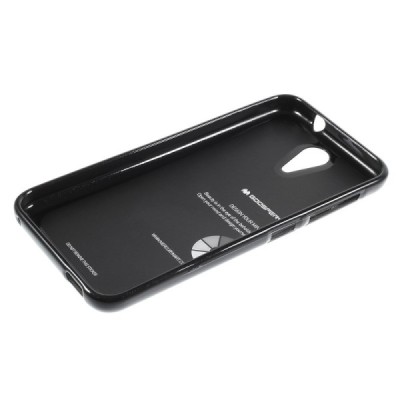 HTC Desire 620 juodas Mercury kieto silikono (TPU) dėklas / Priedai.lt