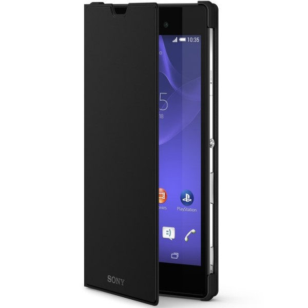 „Sony“ Style Cover Stand tahke kaaned - must (Xperia T3)
