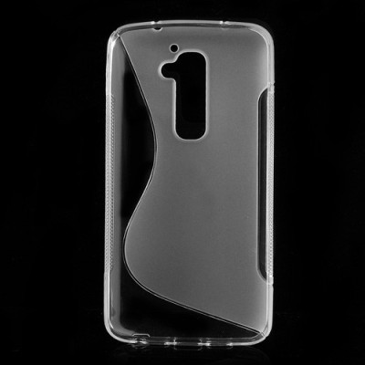 „S-Curve“ skaidrus LG G2 dėklas (dėkliukas) / Priedai.lt